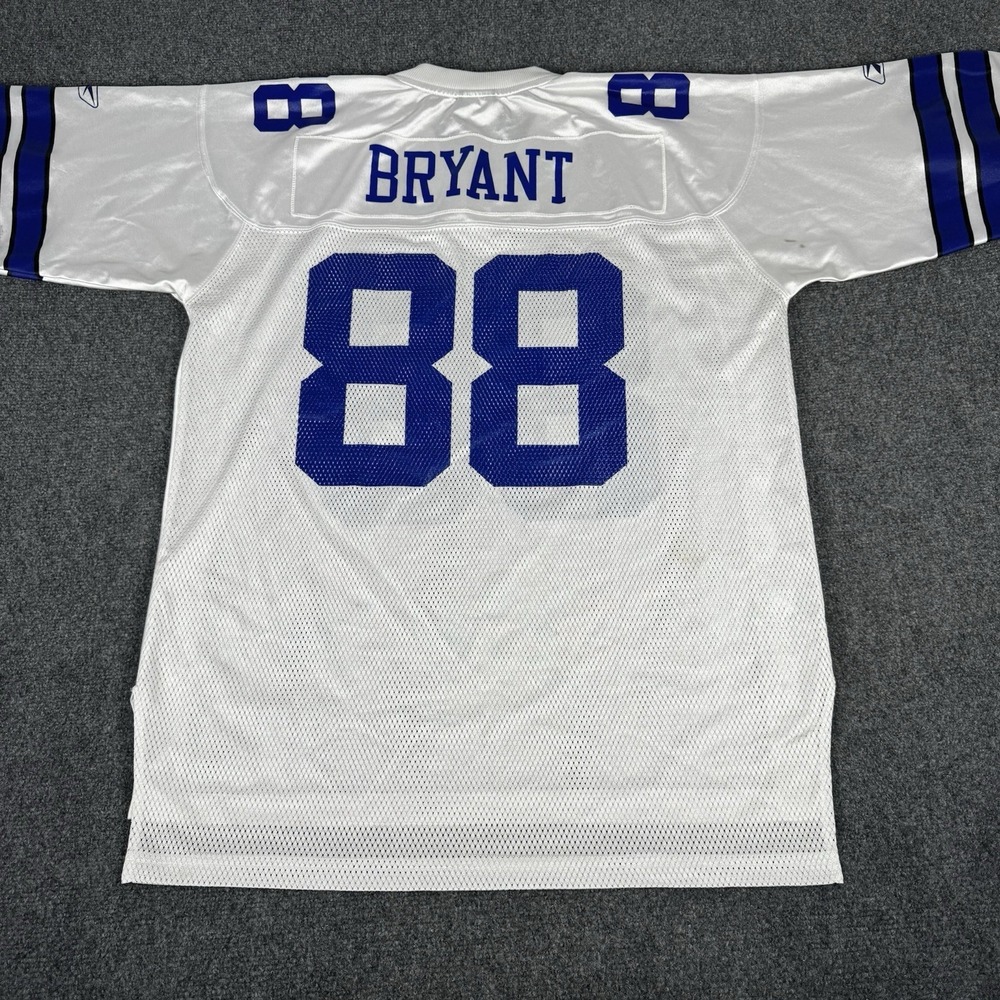 Dallas Cowboys Bryant Jersey Mens L White #88 Reebok On Field